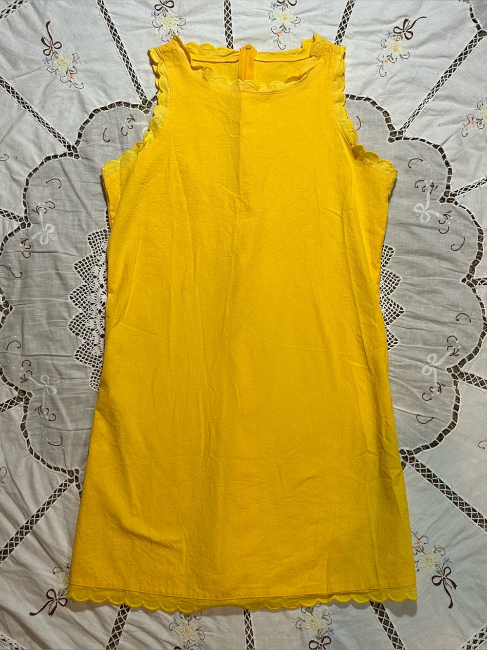 Mustard yellow mini dress